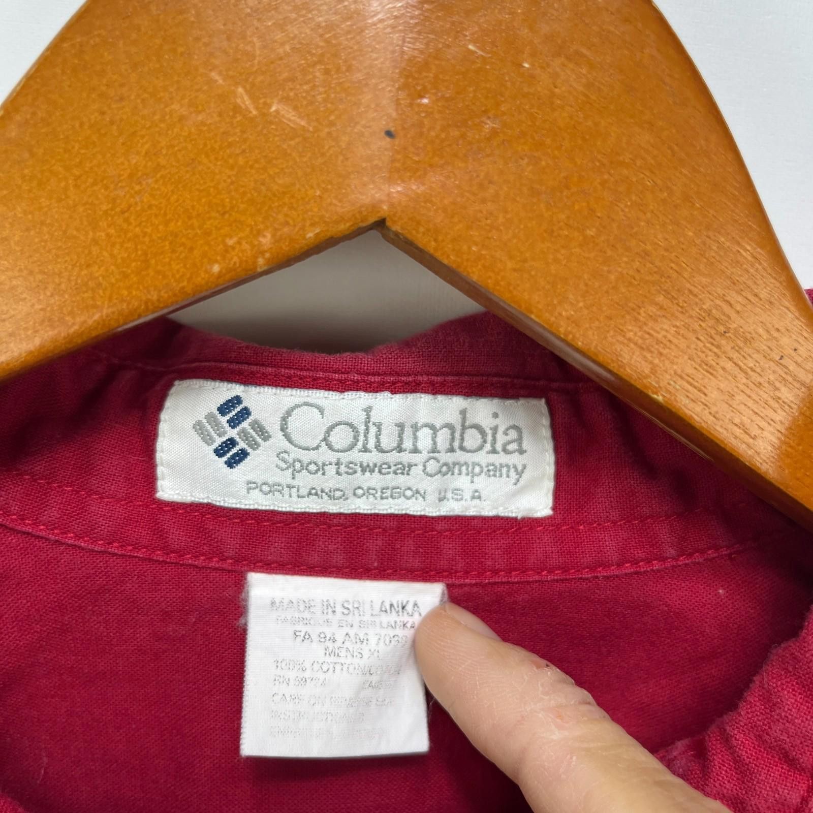 Columbia Vintage 90s Columbia Outdoors Button Up Long Sleeve Shirt XL Size US XL / EU 56 / 4 - 5 Thumbnail