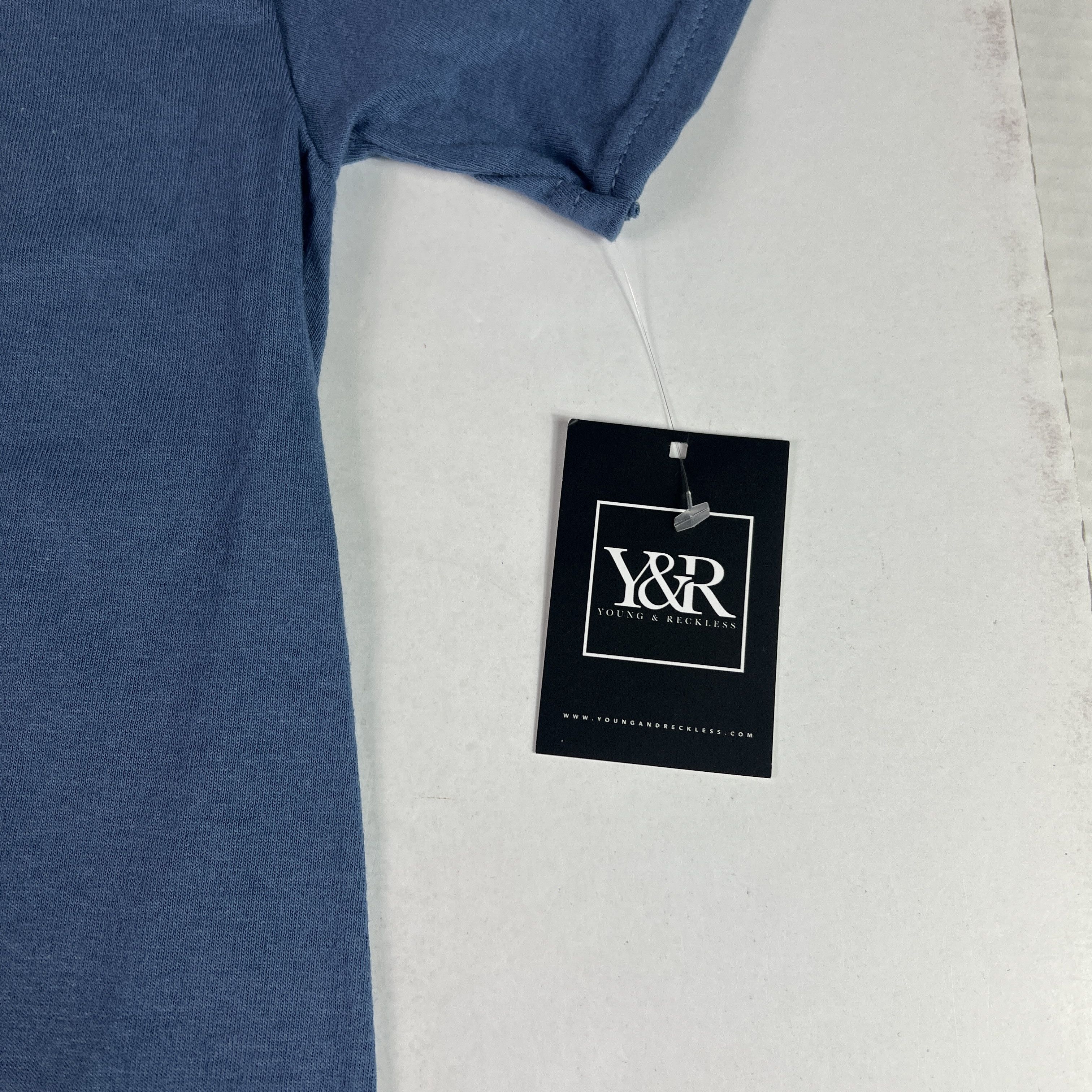 Young And Reckless YRLA Young & Reckless Shirt Blue Small Chest Logo Tee Size US M / EU 48-50 / 2 - 2 Thumbnail