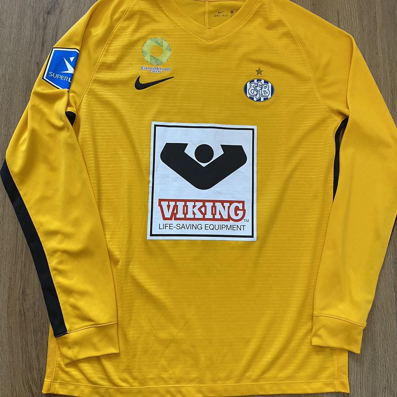 Nike *1 Efbjerg Jensen Goalkeeper Football Shirt Denmark Shirt Size US L / EU 52-54 / 3 - 2 Thumbnail