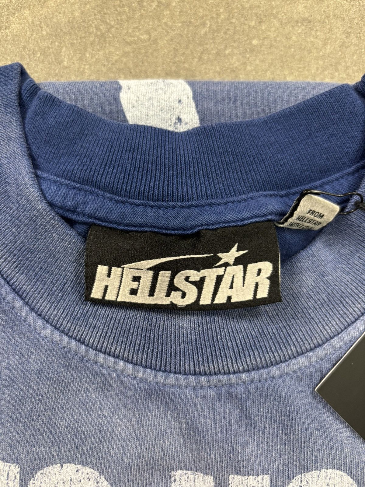 HELLSTAR Hellstar Carry Your Cross T-Shirt, Blue Size US M / EU 48-50 / 2 - 10 Thumbnail