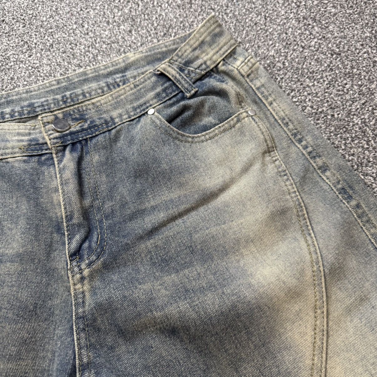 Tornado Mart 🔥🔥🇯🇵 90s Japanese Dirty Faded Flared Jeans Size US 33 - 8 Thumbnail