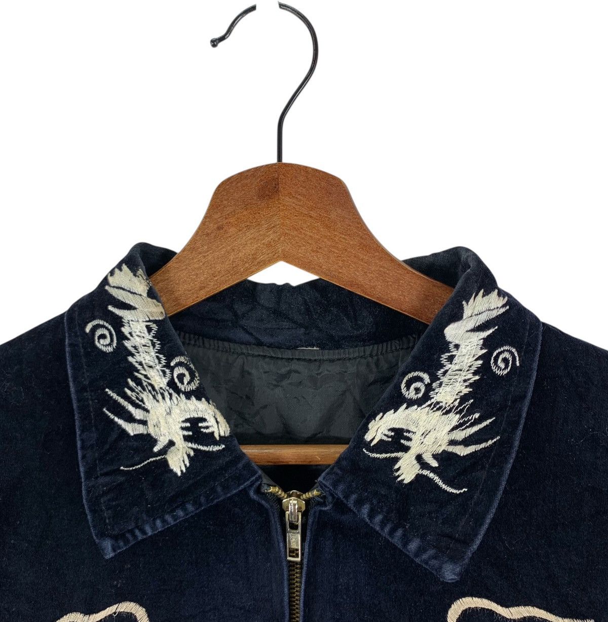 Japanese Brand VINTAGE VELVET SUKAJAN JAPAN SOUVENIR JACKET Size US L / EU 52-54 / 3 - 8 Thumbnail