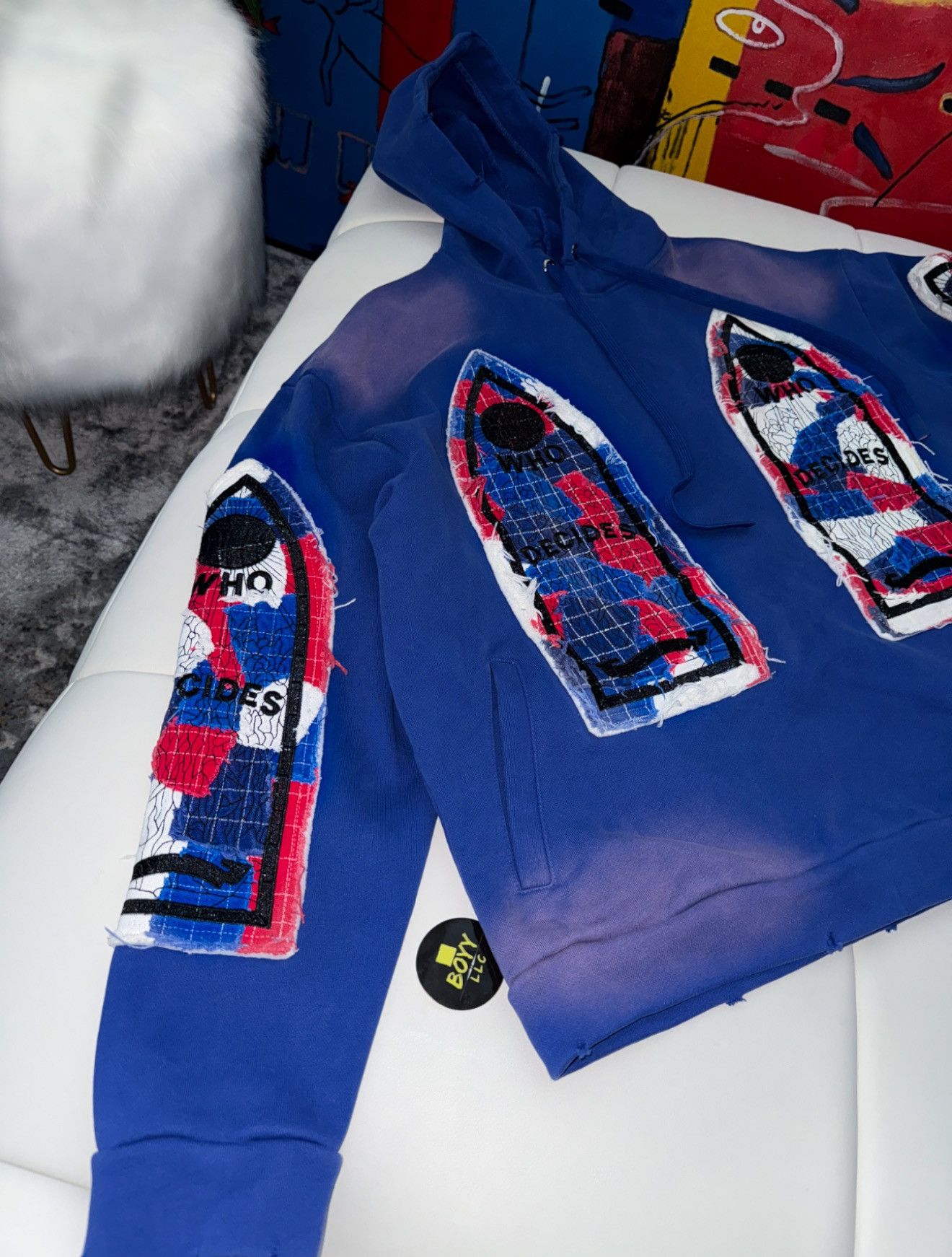Who Decides War Blue glory hoodie Size US S / EU 44-46 / 1 - 2 Thumbnail