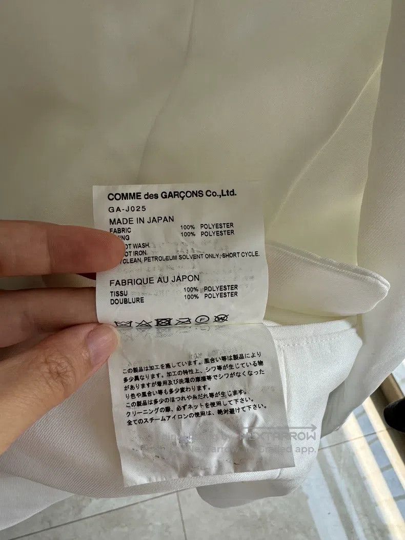 Comme des Garcons Comme Des Garcons Back Open White Suit Size XS / US 0-2 / IT 36-38 - 4 Thumbnail