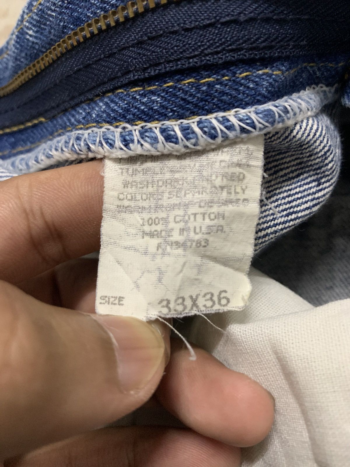 Lee Vintage Lee Distressed Jeans Made In Usa W32x32 Size US 32 / EU 48 - 12 Thumbnail