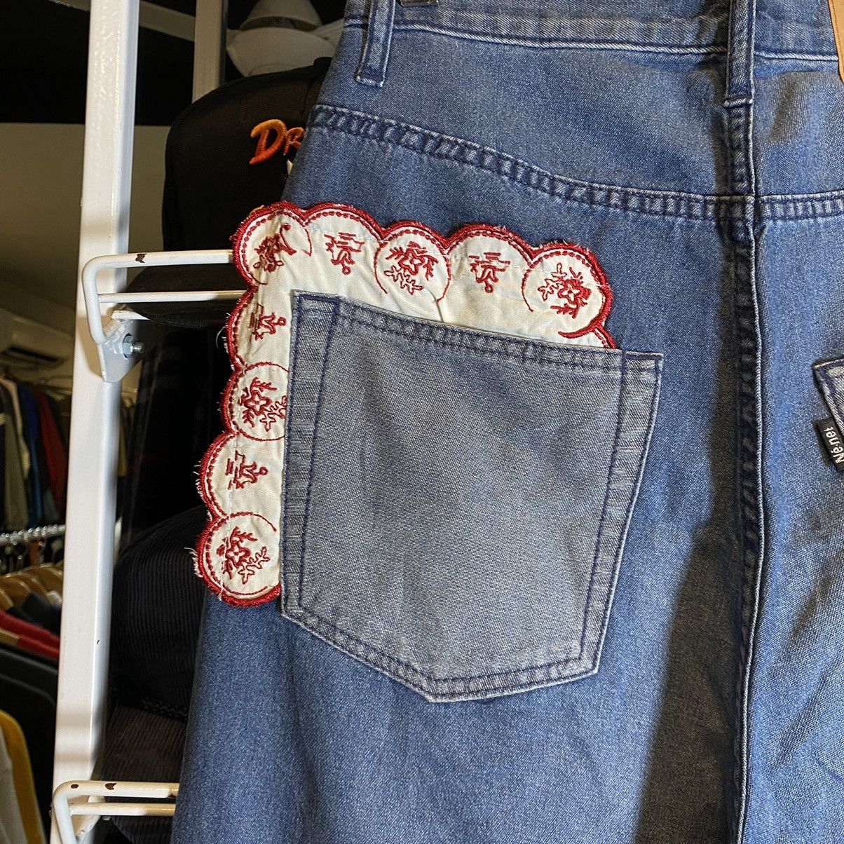 Issey Miyake Issey Miyake Ne-net Baggy Drop Crotch Denim Pants 28 Size US 28 / EU 44 - 5 Thumbnail