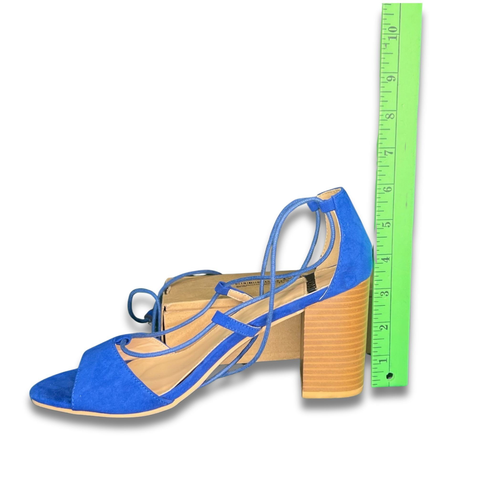 Other Yoki Brittaa-5 Women's Sz 8.5 Lace-Up High Heel Sandals Roya Size US 8.5 / IT 38.5 - 9 Thumbnail