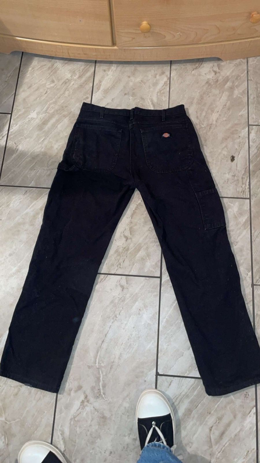 Dickies × Vintage Vintage Dickies USA Hype Black Y2K Baggy Cargo Pants Size US 32 / EU 48 - 2 Thumbnail
