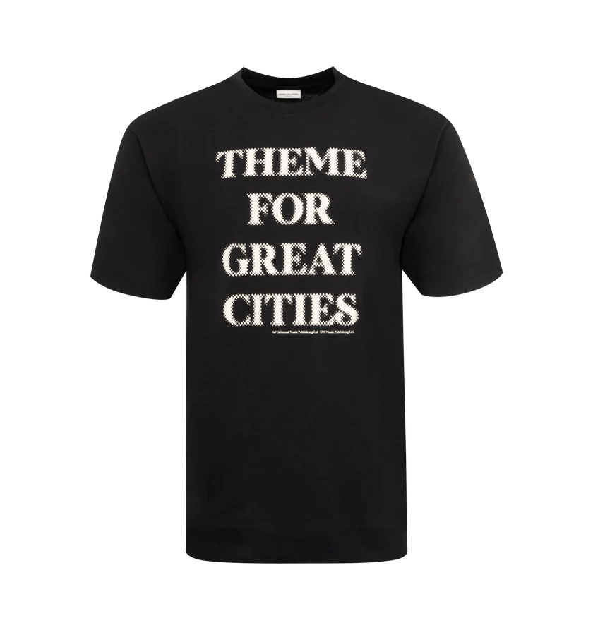 Dries Van Noten o1h1sh11224 Theme Song T-Shirt in Black Size US M / EU 48-50 / 2 - 1 Thumbnail