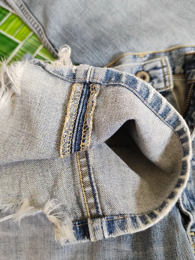 Levi's DL Levi's Blue Faded Distressed Ripped Jeans #S1853 Size US 32 / EU 48 - 14 Thumbnail