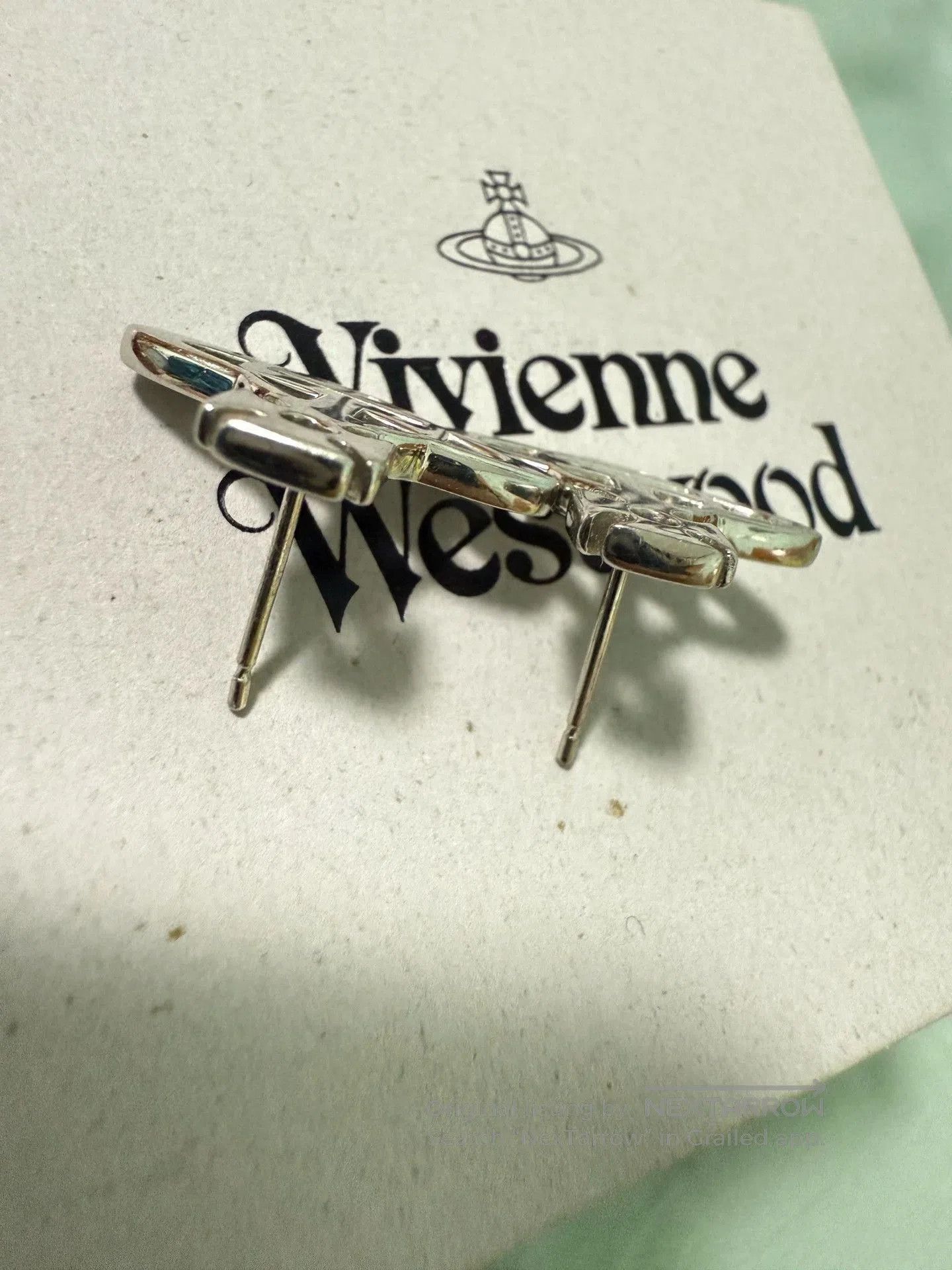 Tiffany & Co. silver saturn stud earrings for women. Size ONE SIZE - 2 Thumbnail
