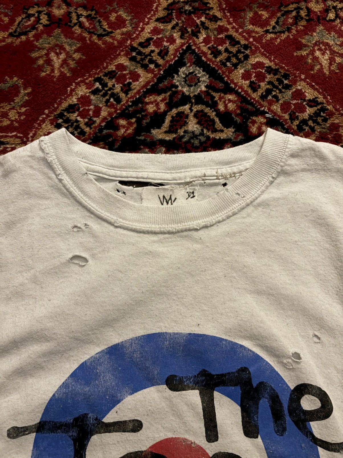 Band Tees × Vintage THE JAM TRASHED TEE Size US M / EU 48-50 / 2 - 3 Thumbnail