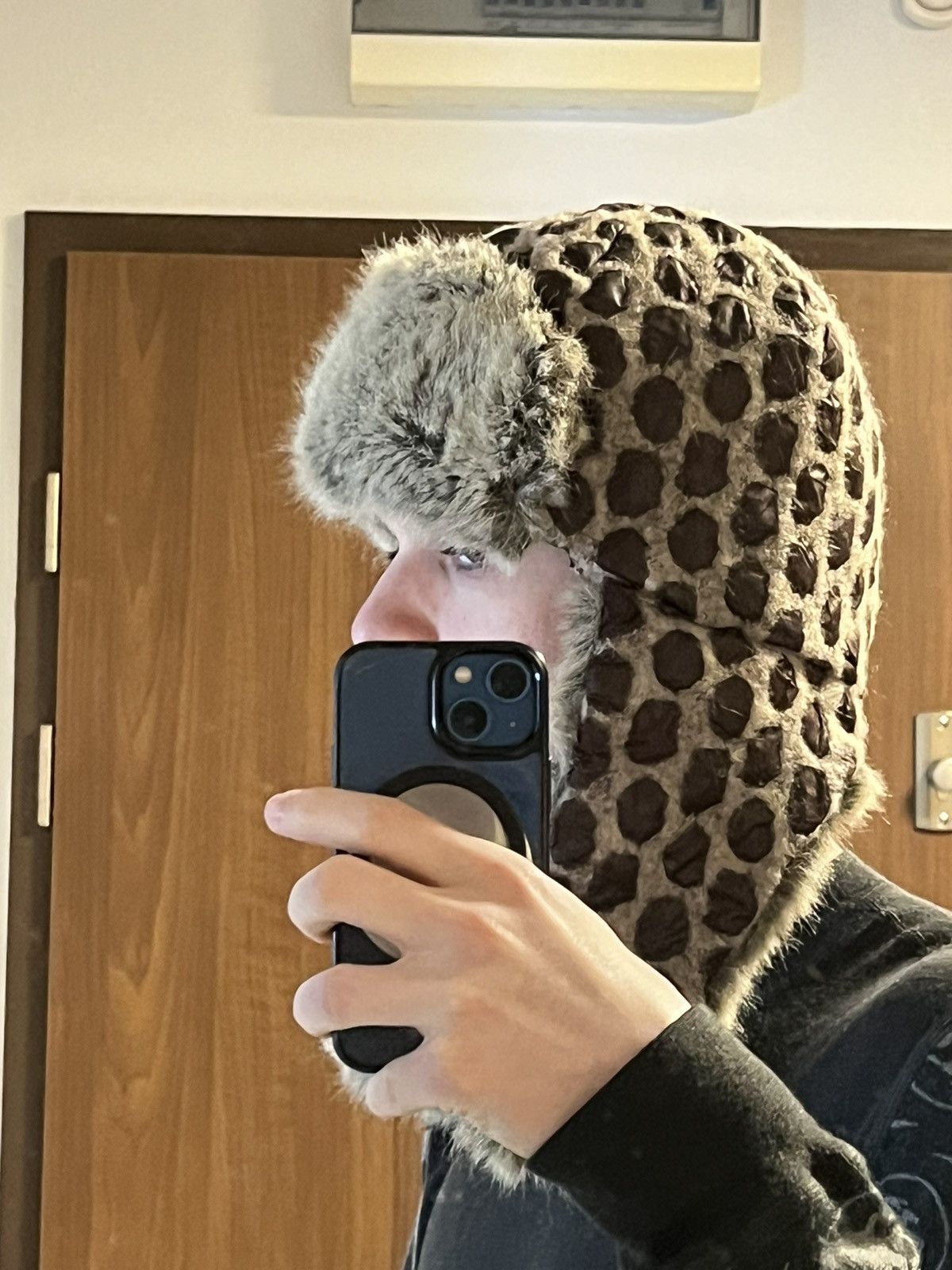 Vintage Made in France vintage ushanka hat sick Panther print Size ONE SIZE - 2 Thumbnail