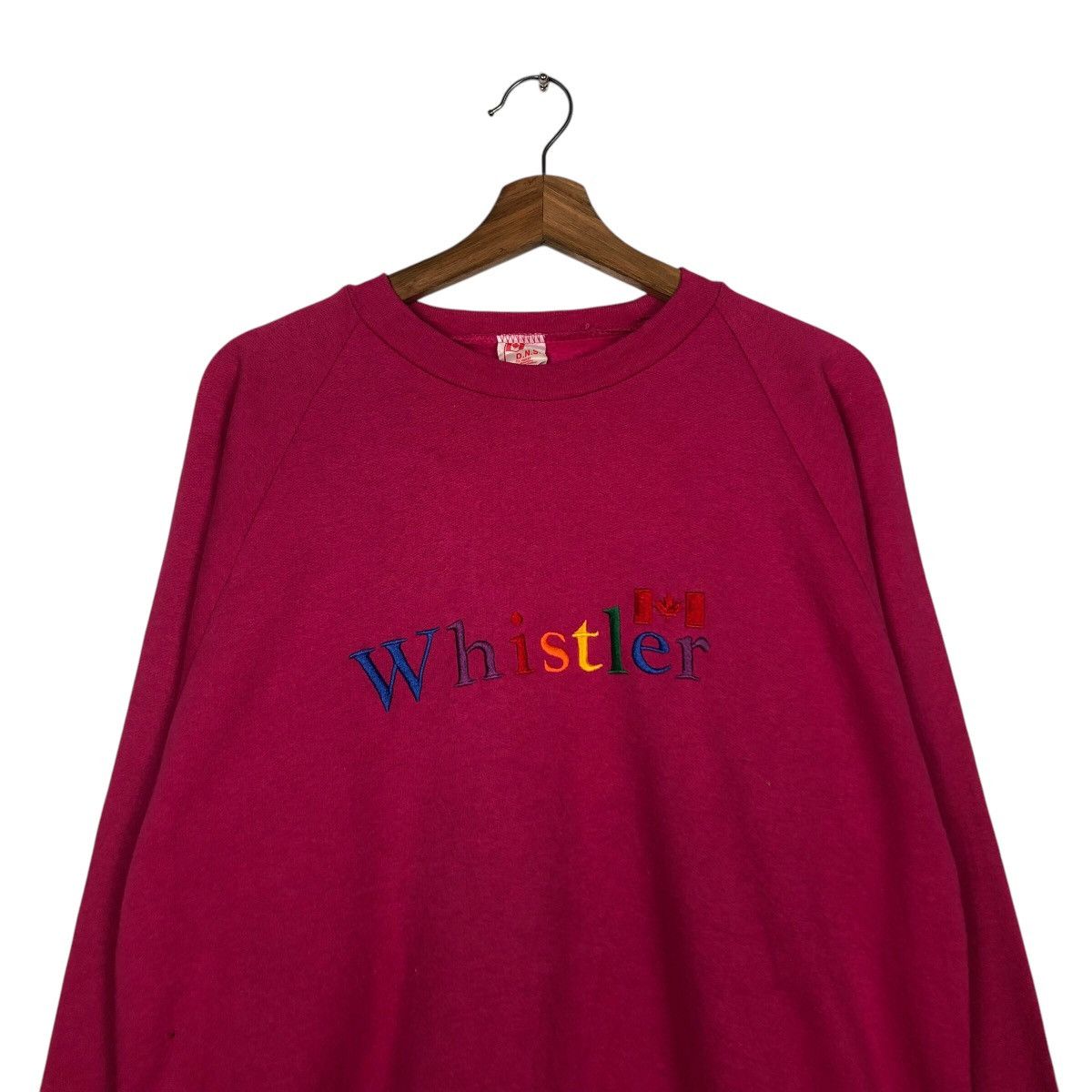 Japanese Brand × Vintage 📌Vintage Sweatshirt Whistler Canada Big Logo Embroidered Size US L / EU 52-54 / 3 - 4 Thumbnail