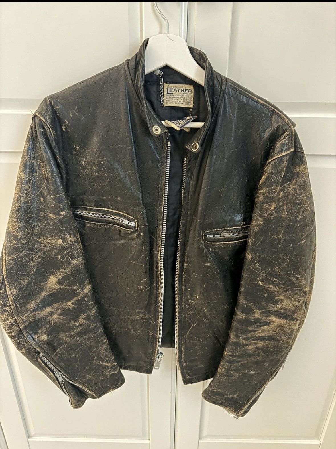 Vintage Vintage leather jacket Size US M / EU 48-50 / 2 - 1 Thumbnail