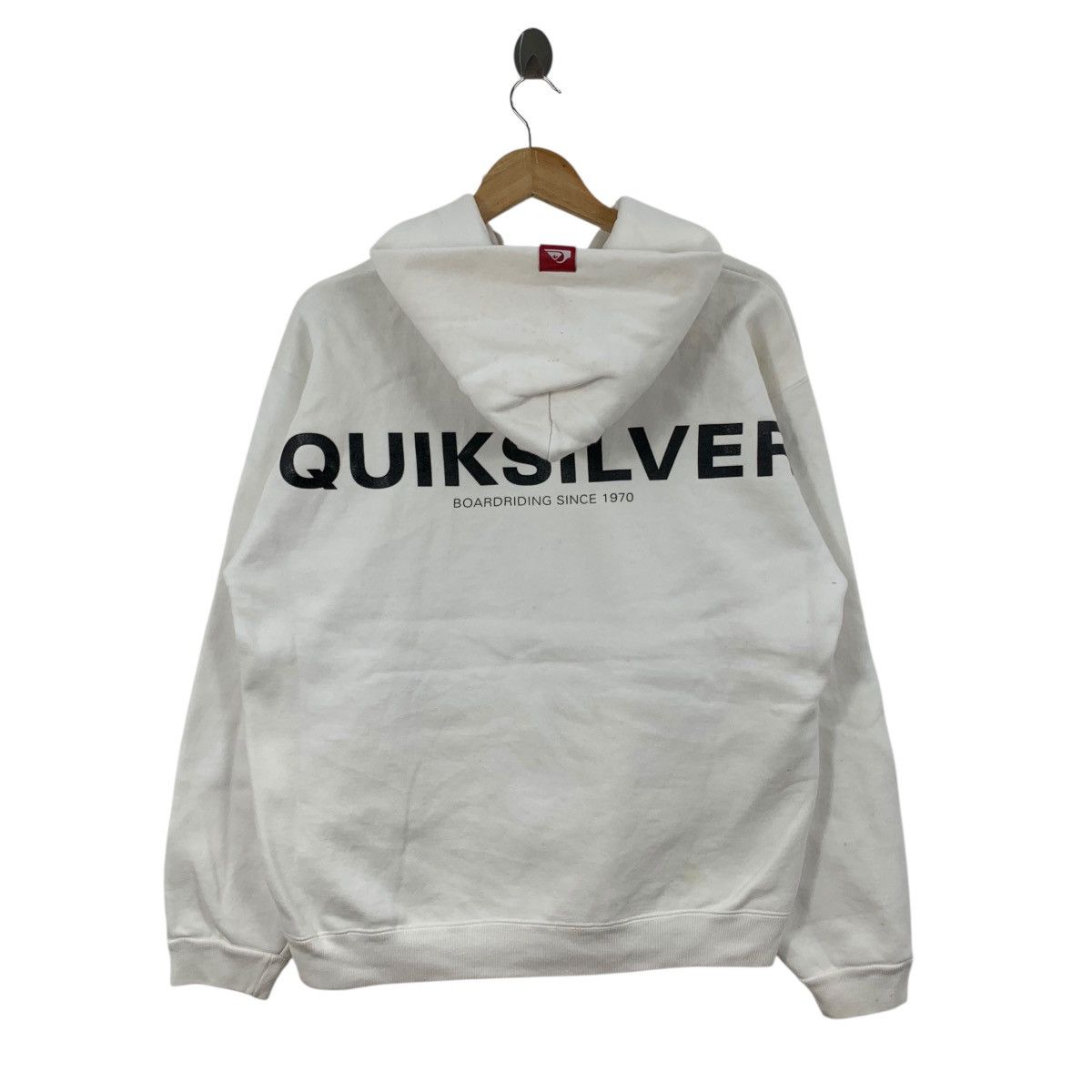 Quiksilver Vintage QUIKSILVER SKATEBOARD Surfboard Hoodie Sweatshirt Size US L / EU 52-54 / 3 - 1 Thumbnail