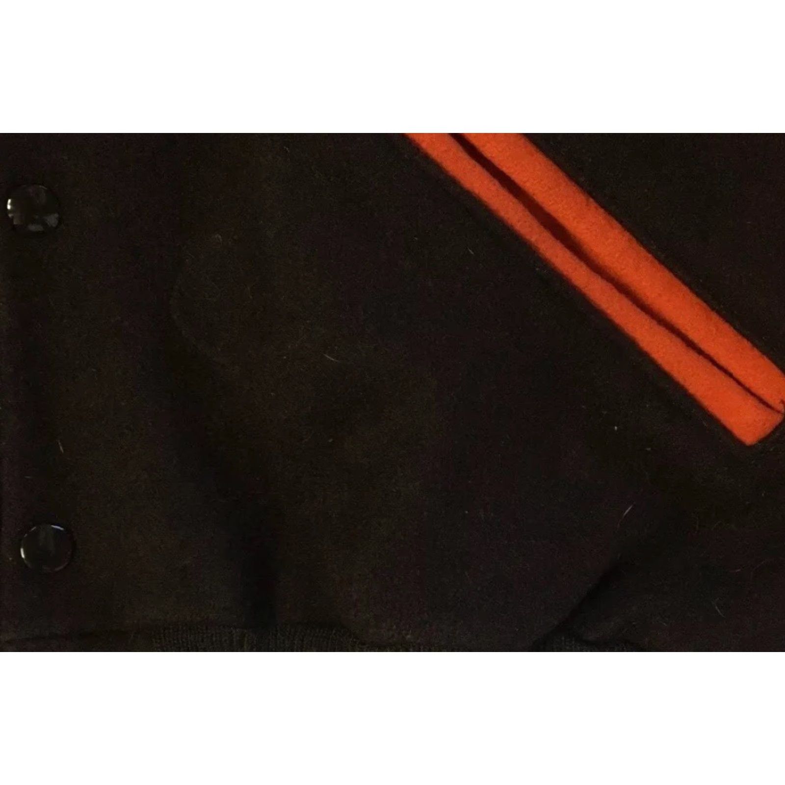 Vintage VINTAGE Delong Varsity Jacket College Wool Brown Short M Men Bomber 80s 90s Grunge Football Track & Field School USA Size US 31 - 5 Thumbnail