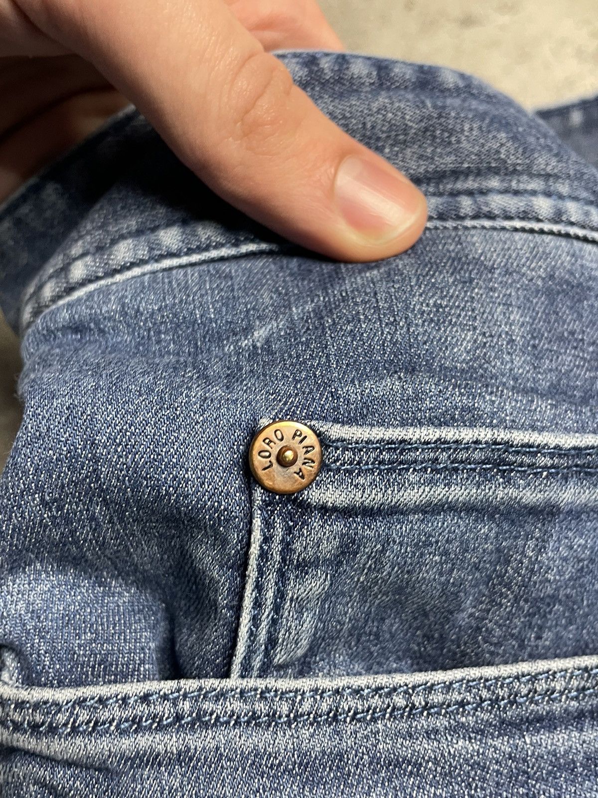Loro Piana Vintage Luxury Loro Piana Jeans Denim Size 38 y2k 90s Size US 38 / EU 54 - 5 Thumbnail