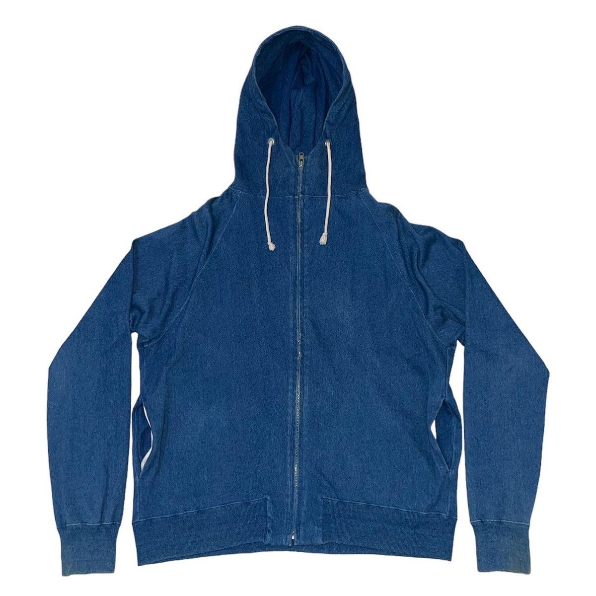 TOGA VIRILIS TOGA VILIRIS Archives Blue Indigo Zip-Up Hoodie Size US M / EU 48-50 / 2 - 2 Thumbnail