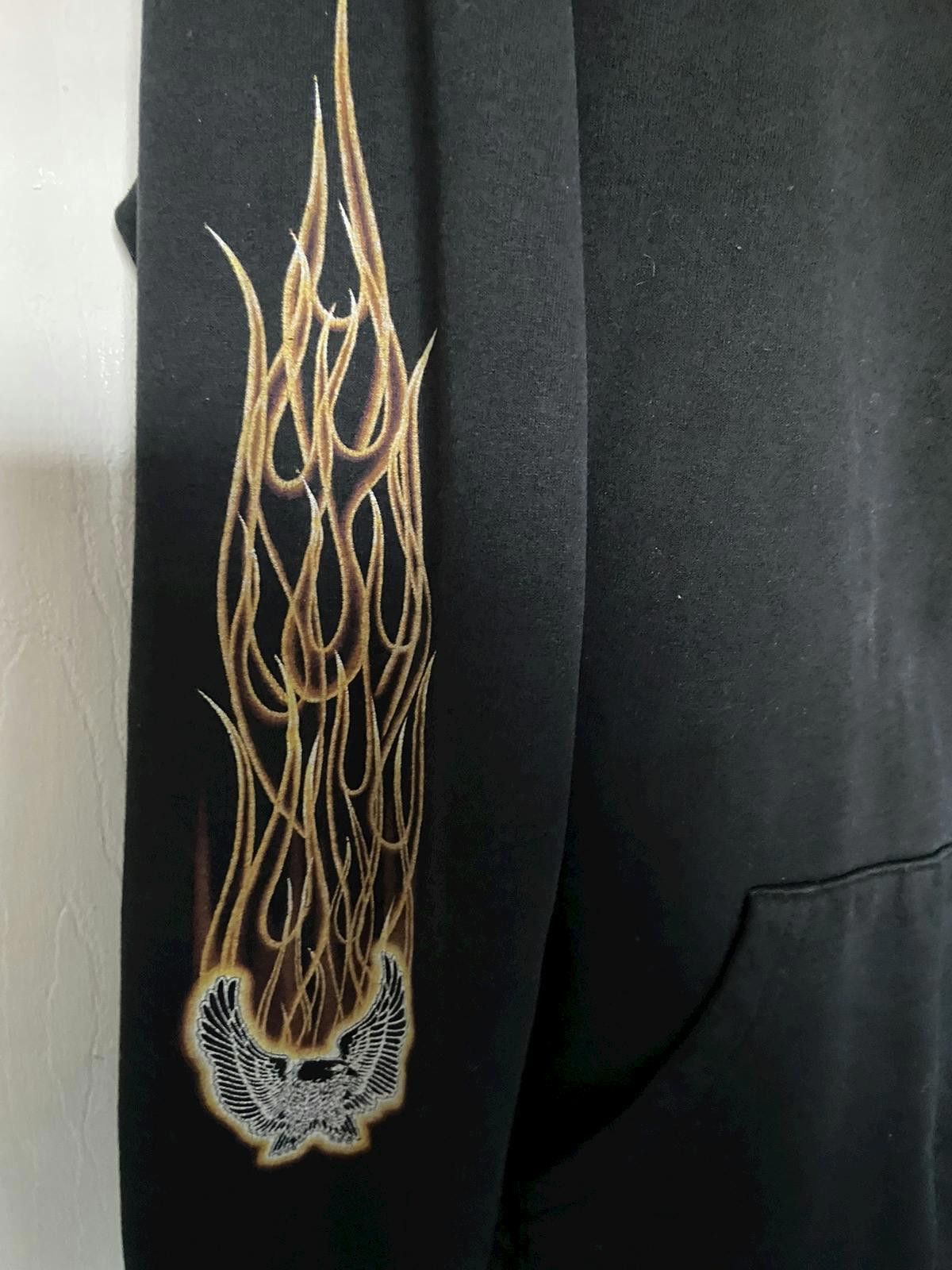 Harley Davidson Vintage Harley Davidson Flame 1/4 Zip Up Hoodie Size US S / EU 44-46 / 1 - 3 Thumbnail