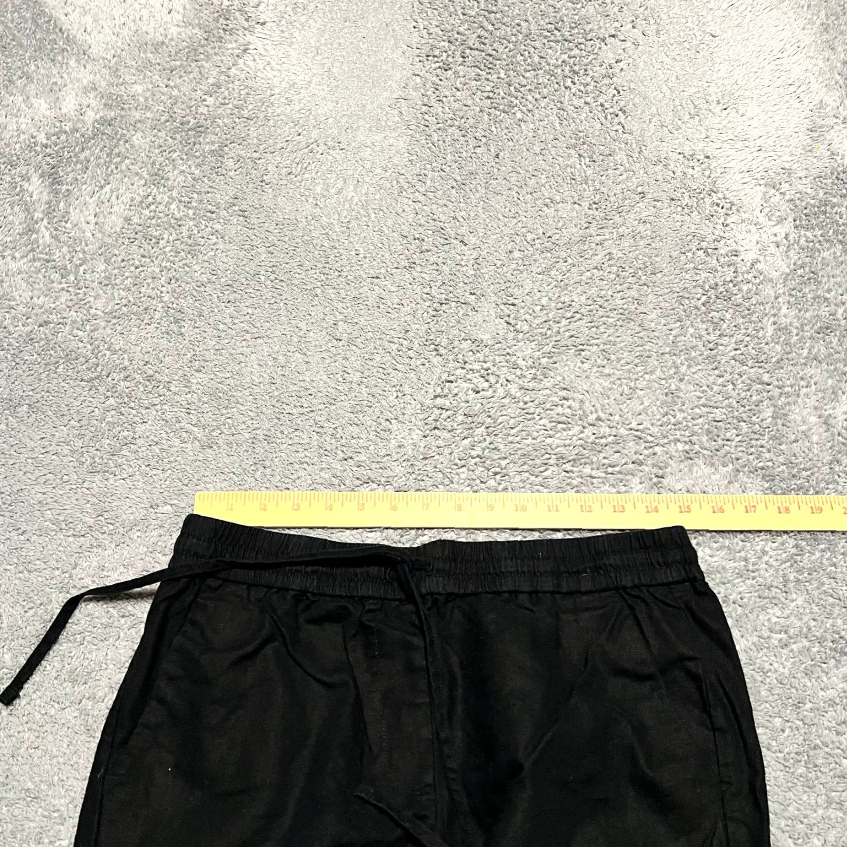 J.Crew J.CREW Pants Womens 8 Black Drawstring Linen Blend Straight Leg Cropped AW839 Size 30" / US 8 / IT 44 - 7 Thumbnail