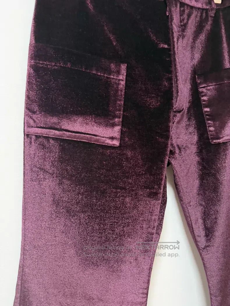 Vetements VETEMENTS size L Purple Flared Pants Size US 27 - 2 Thumbnail