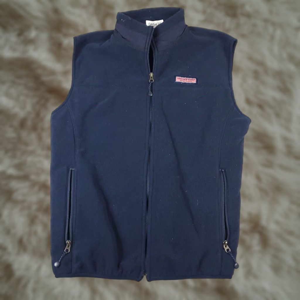 Vineyard Vines Vineyard Vines Vest Mens Small Blue Fleece Full Zip Up Sweater Shirt? Size US S / EU 44-46 / 1 - 1 Thumbnail