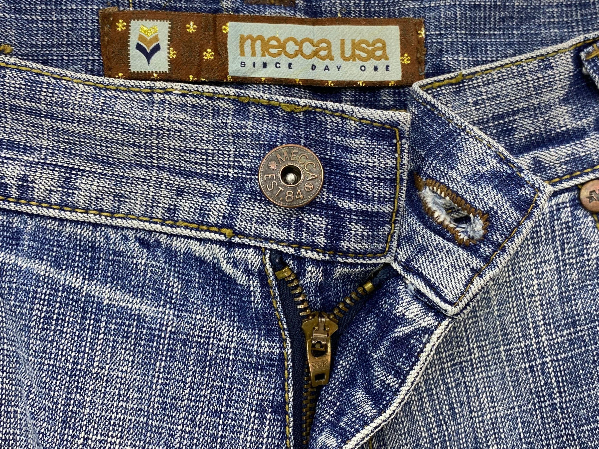 Mecca Mecca Jeans Distressed Jeans Baggy Hiphop Jeans Size US 36 / EU 52 - 8 Thumbnail