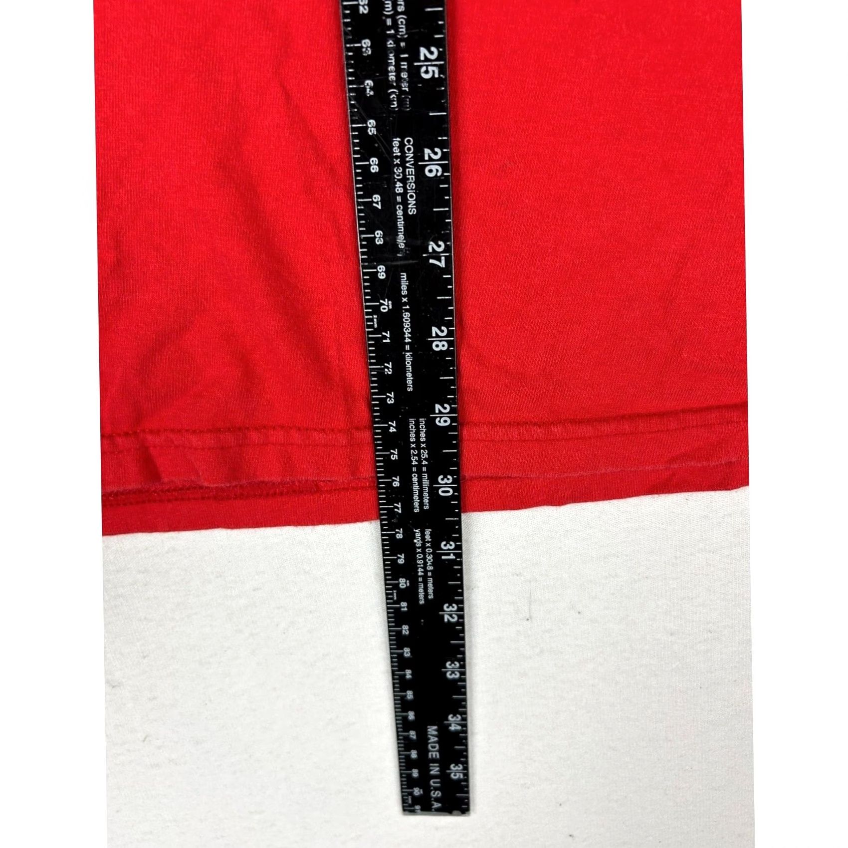 TEE JAYS Tee Jays T-Shirt Mens XL Red Graphic Print Short Sleeve Crew Neck Cotton Regular Binary Hawg Motorcycle Retro 90s Mens Size US XL / EU 56 / 4 - 7 Thumbnail