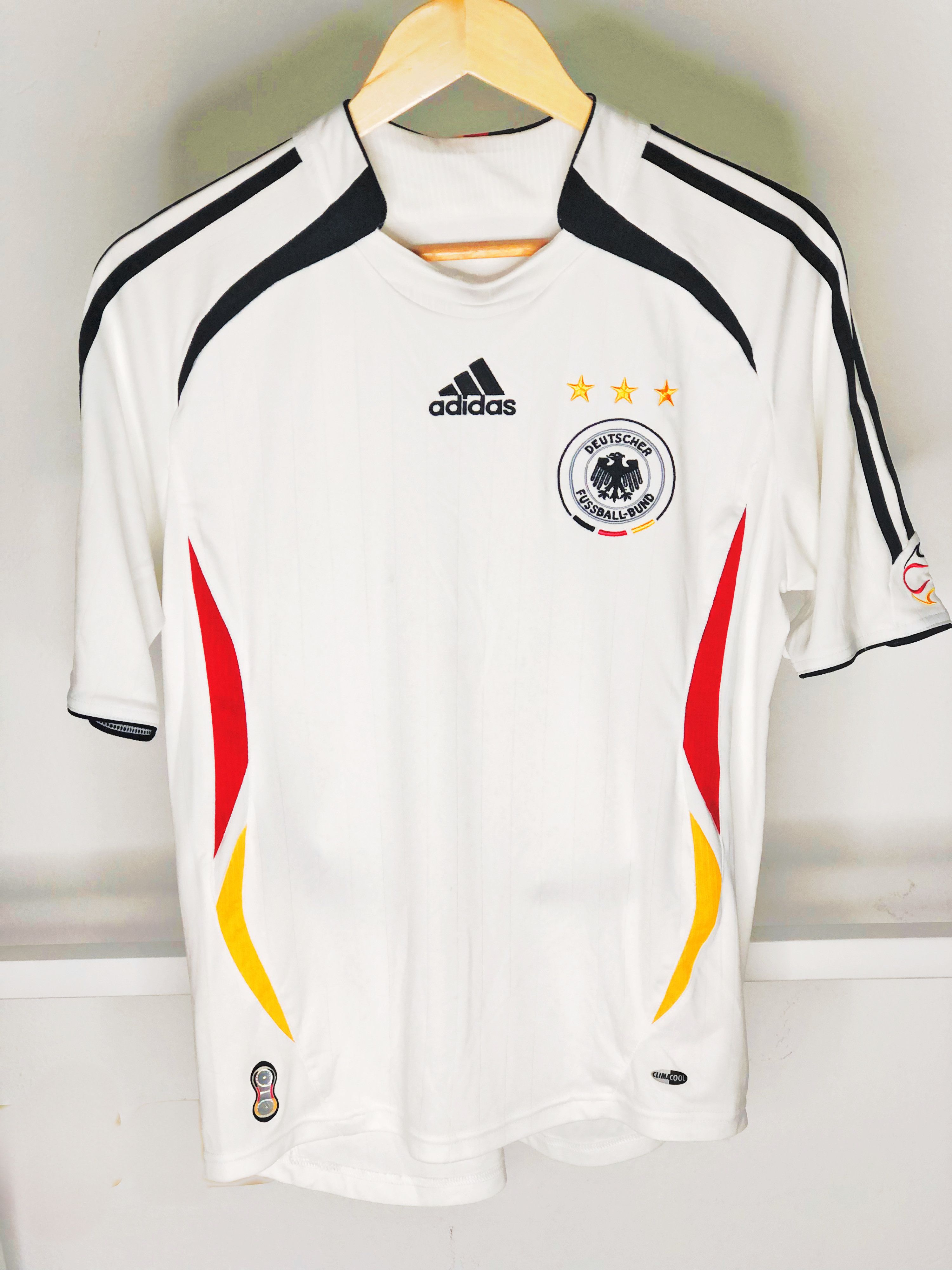 Maillot Allemagne 2006 Third Rouge – Adidas Vintage – Taille L – Porté