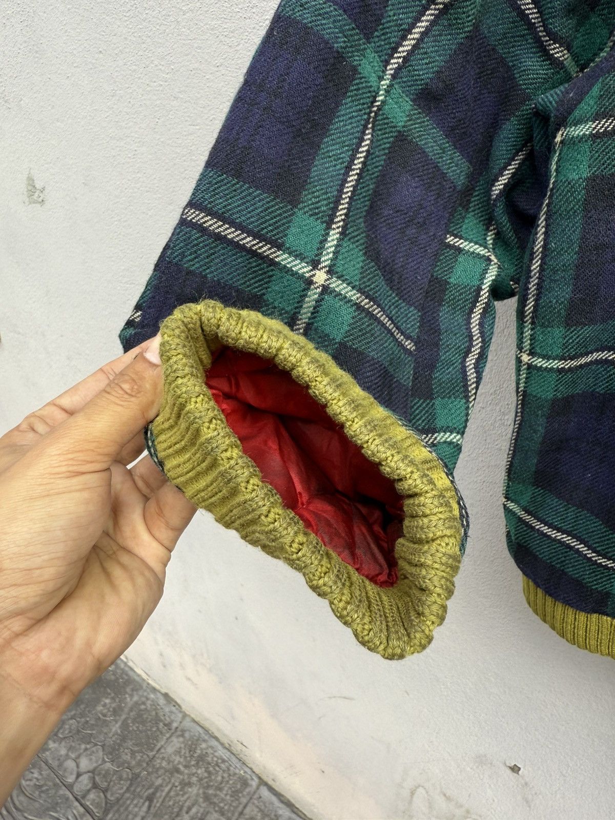 Seditionaries VTG 80s-90s MILKBOY Plaid Boxy Wool Quilted Bomber Jacket Size US L / EU 52-54 / 3 - 21 Thumbnail