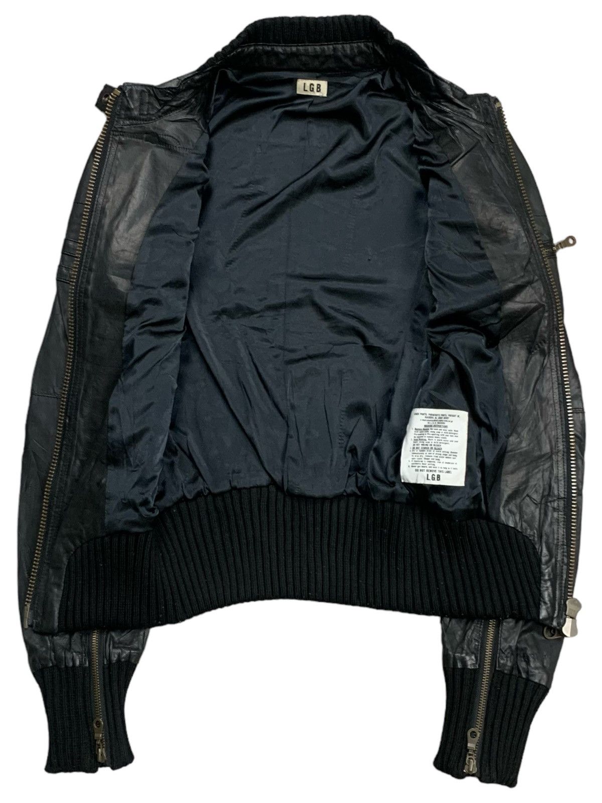 2000s L.G.B - Cyber Riders Leather Jacket