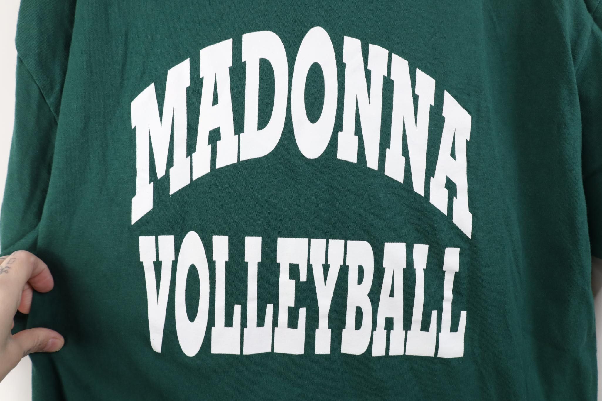 Adidas Vintage Y2K Adidas Madonna University Volleyball T-Shirt Size US L / EU 52-54 / 3 - 4 Thumbnail