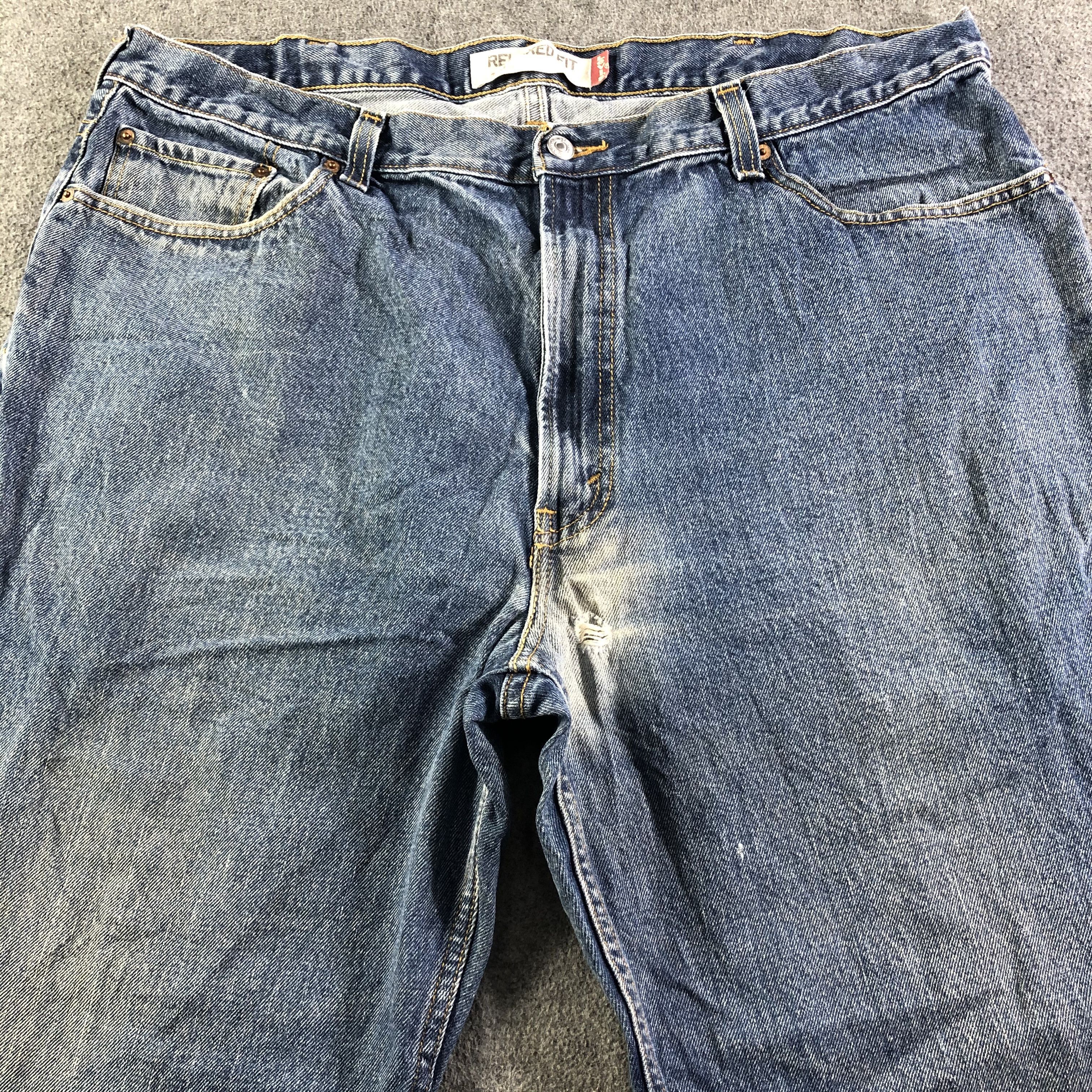 Levi's Vintage Blue Wash Levis 550 Jeans-J3187 Size US 42 / EU 58 - 3 Thumbnail
