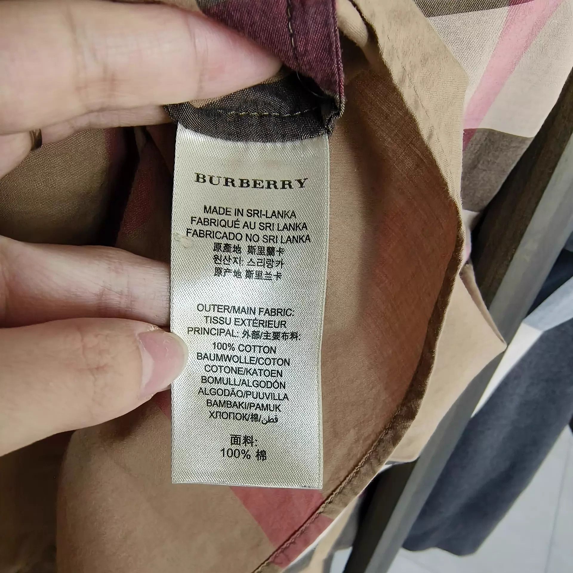 Burberry Burberry Women's S Check Shirt Size S / US 4 / IT 40 - 4 Thumbnail