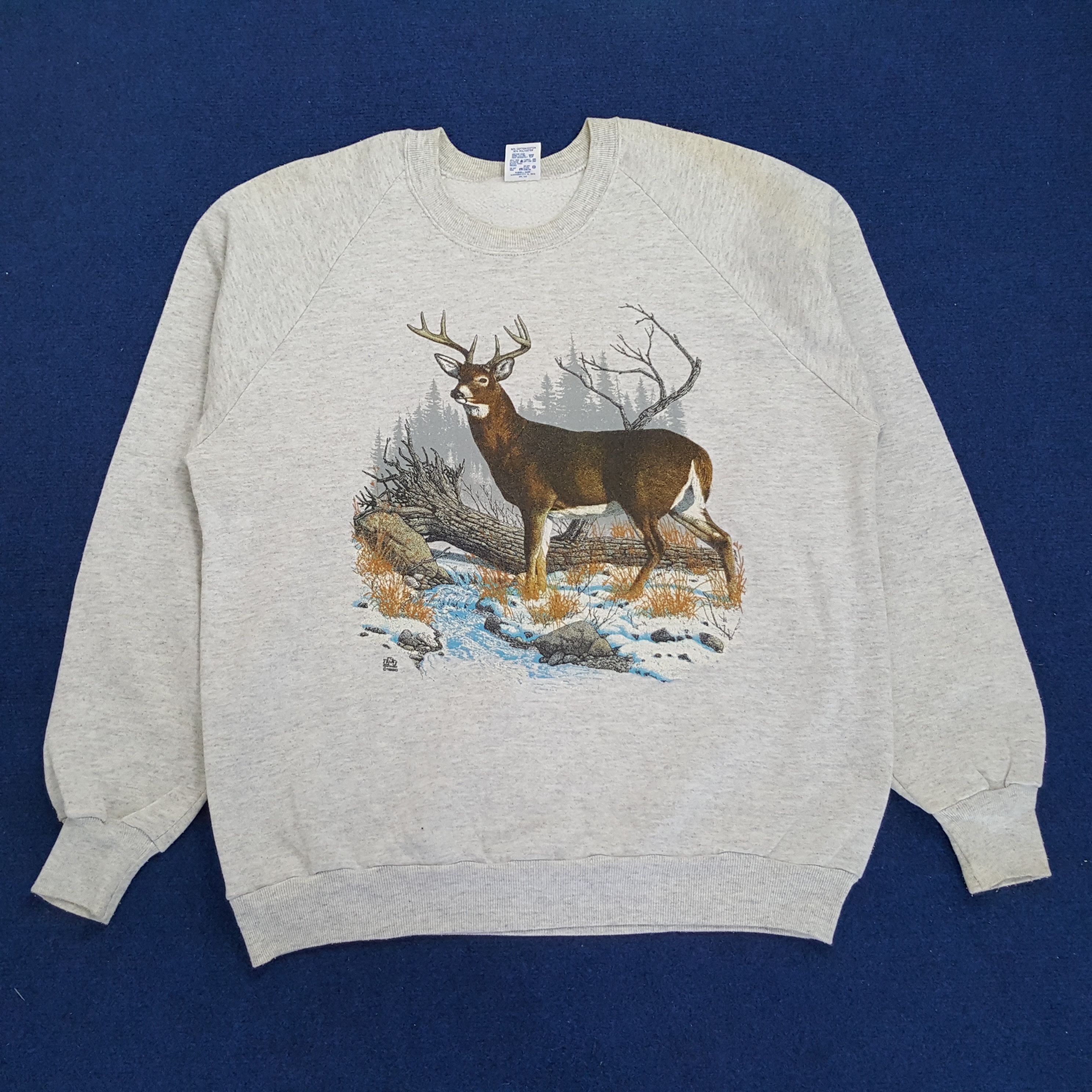 Vintage Vintage Habitat Art Winter Design Sweatshirts Size US XL / EU 56 / 4 - 1 Thumbnail