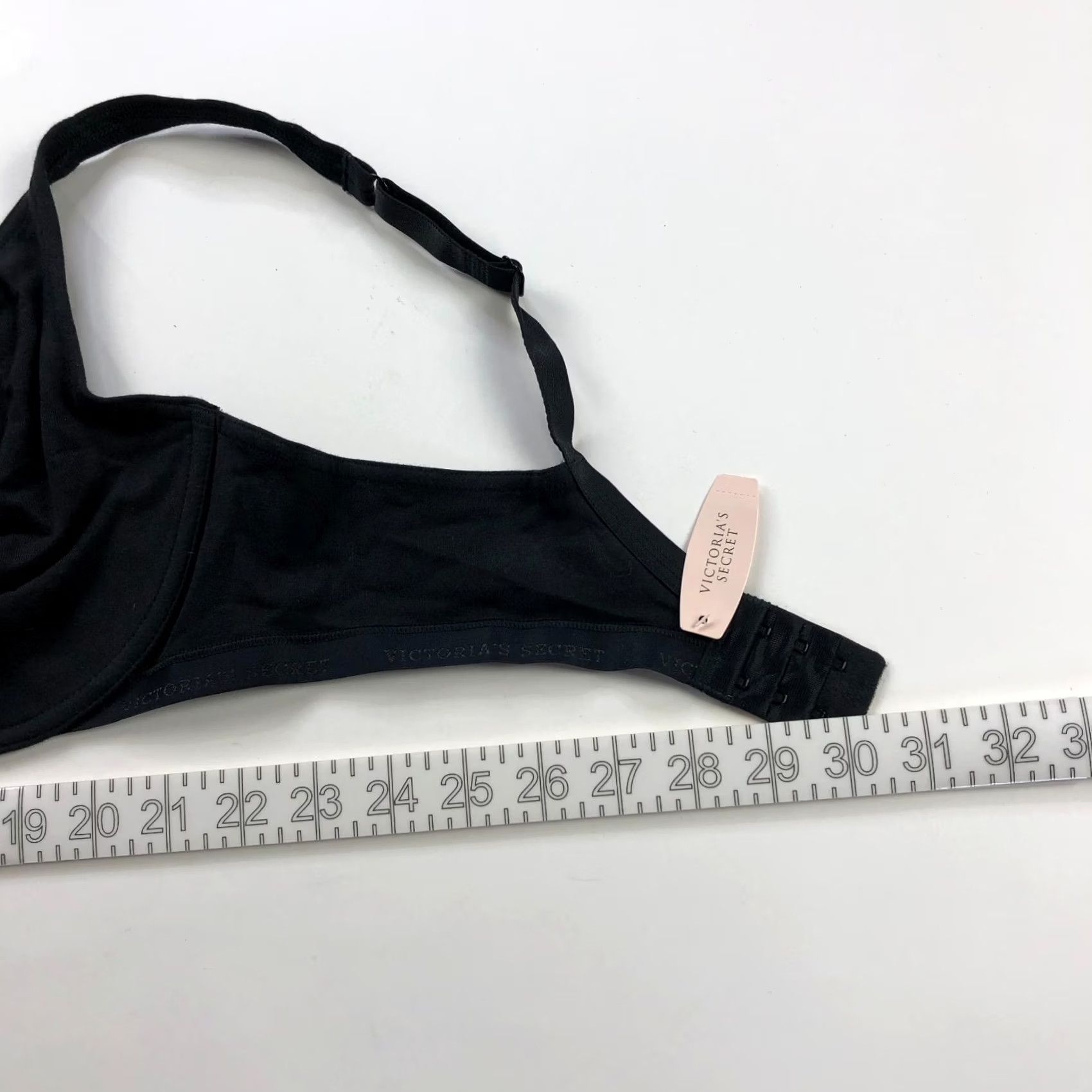 Victoria's Secret Victoria's Secret Bra 40DD Cotton Underwire Unlined Black HS? Size ONE SIZE - 6 Thumbnail