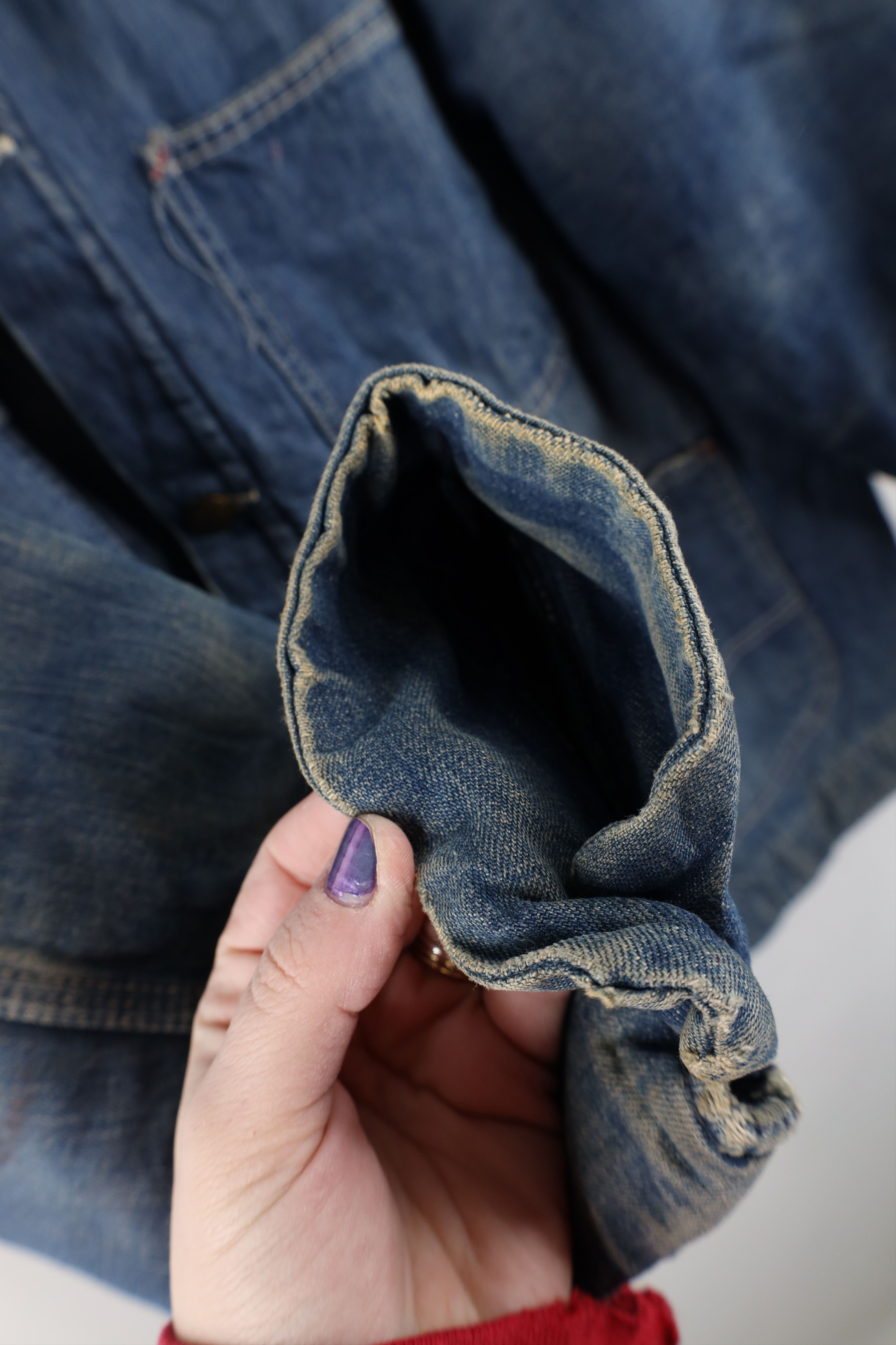 Vintage Vintage 70s Streetwear Lined Denim Chore Barn Jacket USA Size US M / EU 48-50 / 2 - 10 Thumbnail