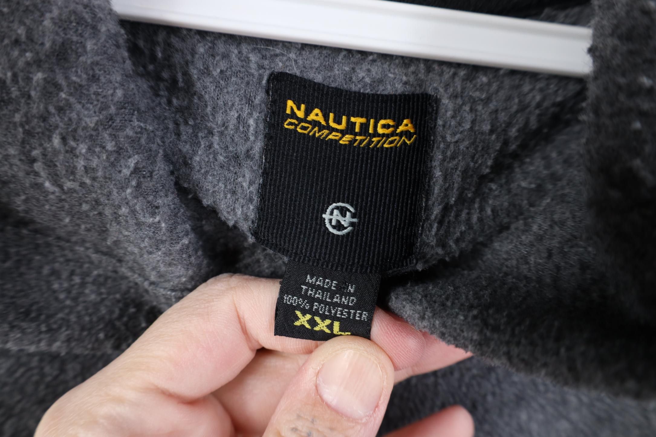 Nautica Vintage 90s Nautica Competition Hoodie Sweatshirt Gray Size US XXL / EU 58 / 5 - 7 Thumbnail