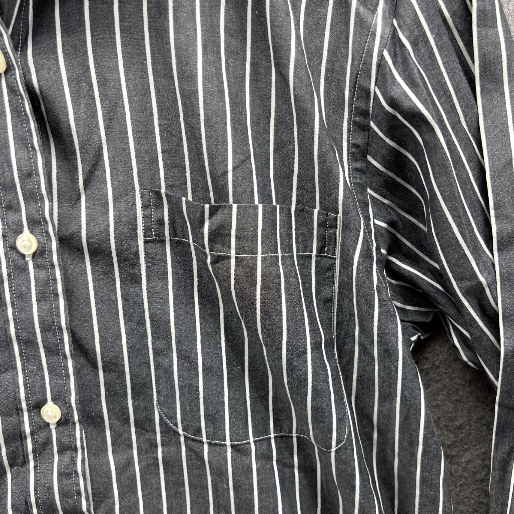 Brooks Brothers Brooks Brothers Shirt Women 4 Striped Black White Button-Down Casual Business Party/Cocktail Travel Long Sleeve Collared Button-Up Regular Fit Size S / US 4 / IT 40 - 4 Thumbnail