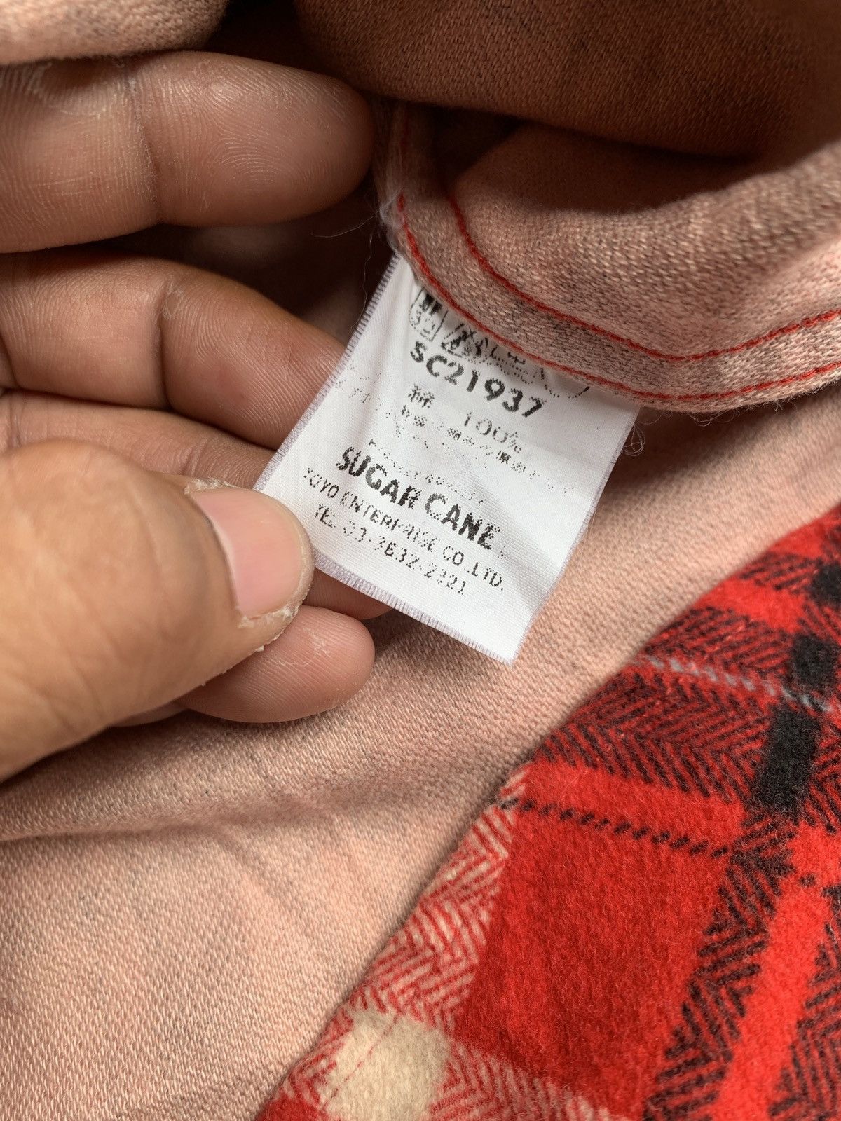 Sugar Cane Heavy Flannel Sugar Cane Double Pocket Large Size US L / EU 52-54 / 3 - 9 Thumbnail