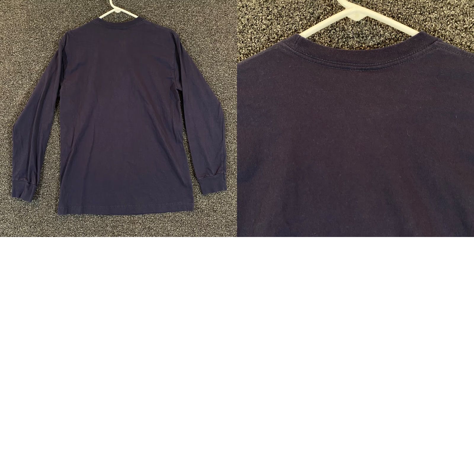 Undefeated Undefeated Shirt Mens Medium Navy Blue Streetwear Long Sleeve Crew Neck Cotton T-Shirt Size US M / EU 48-50 / 2 - 8 Thumbnail
