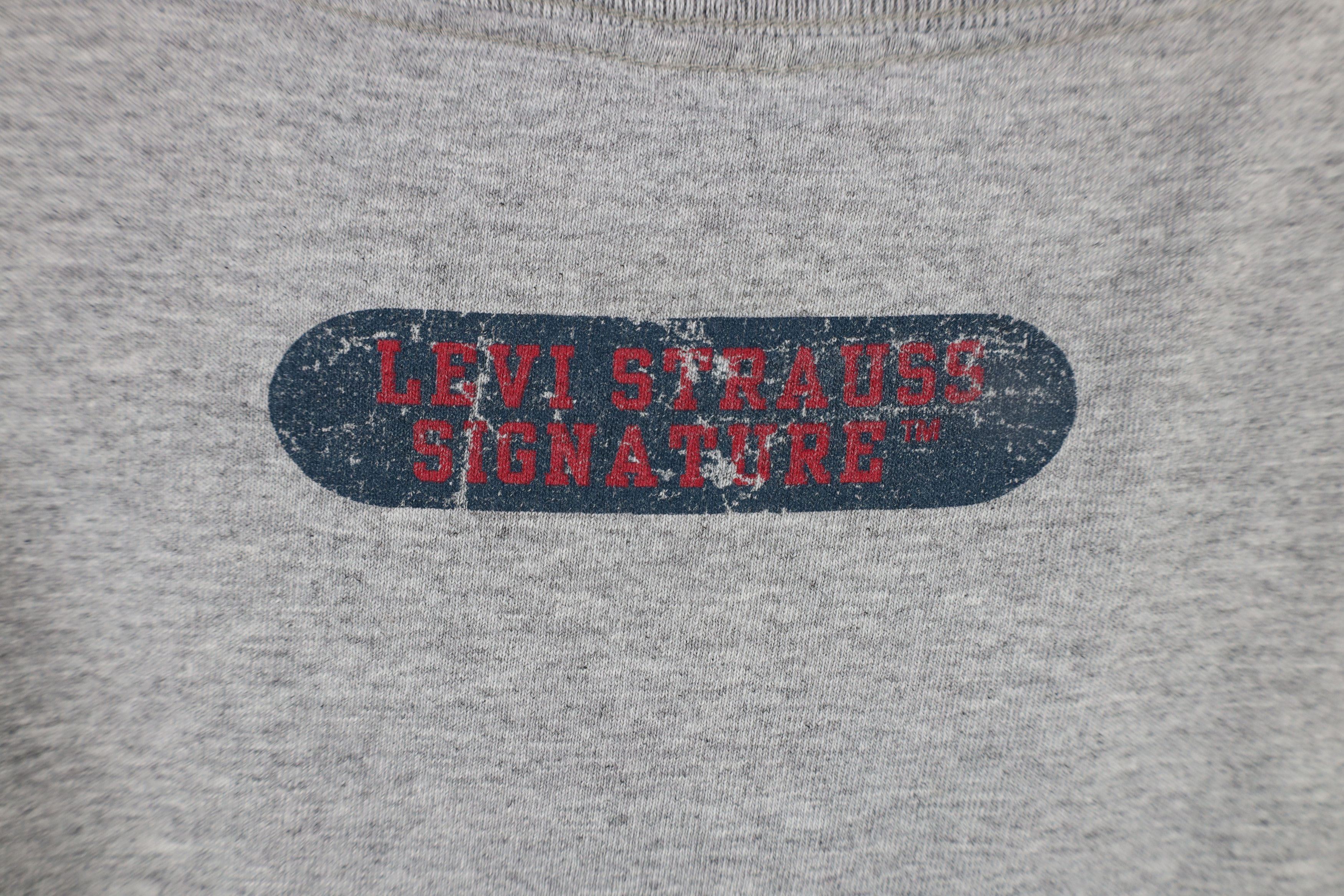 Levi's × Vintage Vintage 90s Levis Spell Block Letter Short Sleeve T-Shirt Size US XXL / EU 58 / 5 - 8 Thumbnail