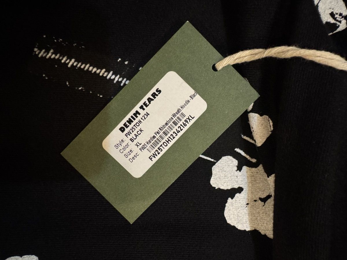 DENIM TEARS DENIM TEARS x HARDIES Tears First Wreath Hoodie - SIZE XL Size US XL / EU 56 / 4 - 8 Thumbnail