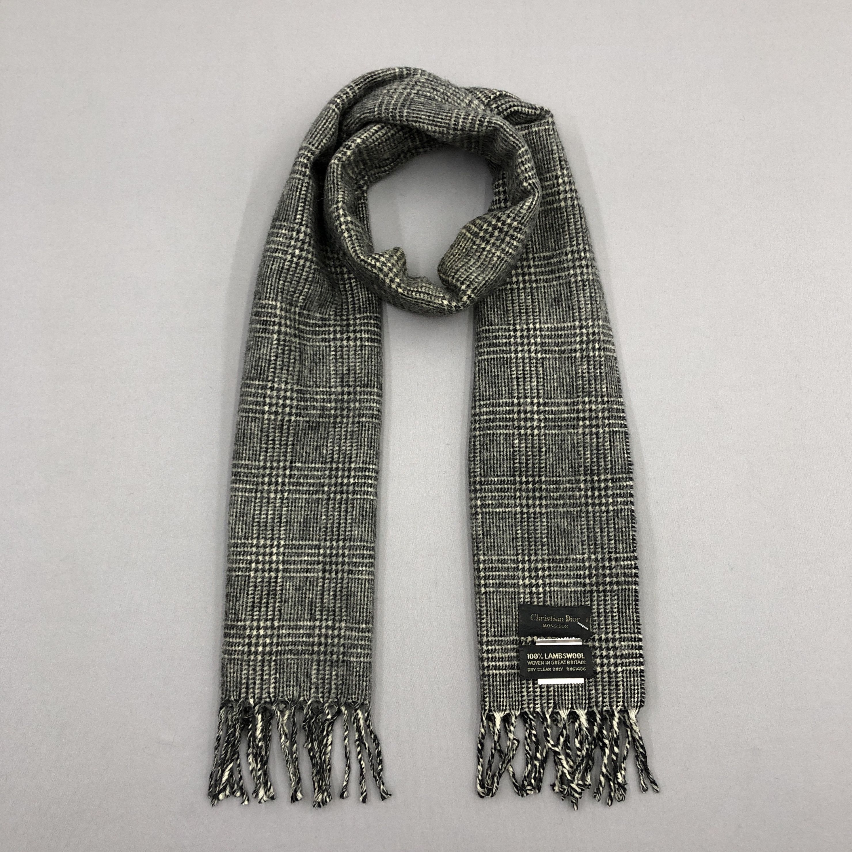 100％マフラー Christian wool DIOR