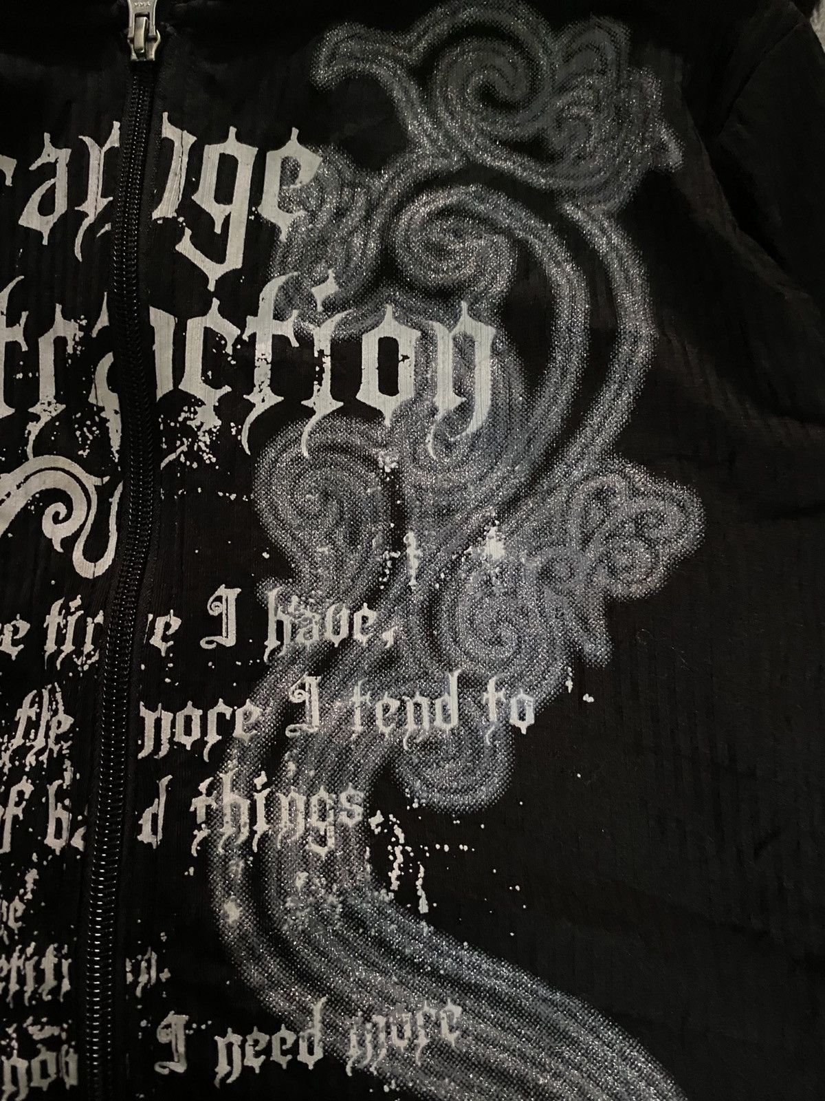 If Six Was Nine × Japanese Brand × Le Grande Bleu (L.G.B.) Sirmione crazy poem zip hoodie Size US S / EU 44-46 / 1 - 3 Thumbnail