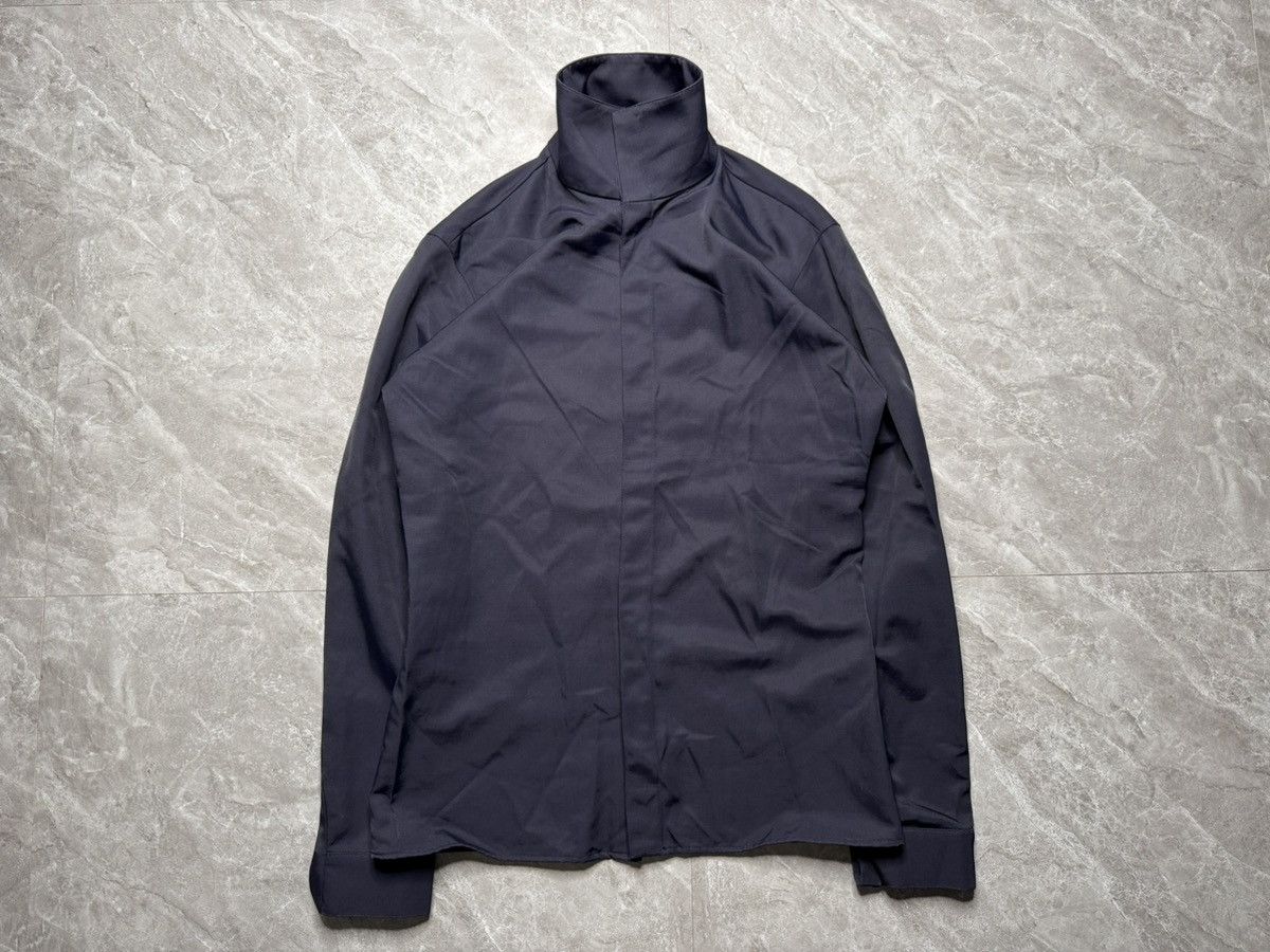 Miu Miu Miu miu x Prada Hidden Buttons High neck shirt Wool Nyln Size US M / EU 48-50 / 2 - 1 Thumbnail