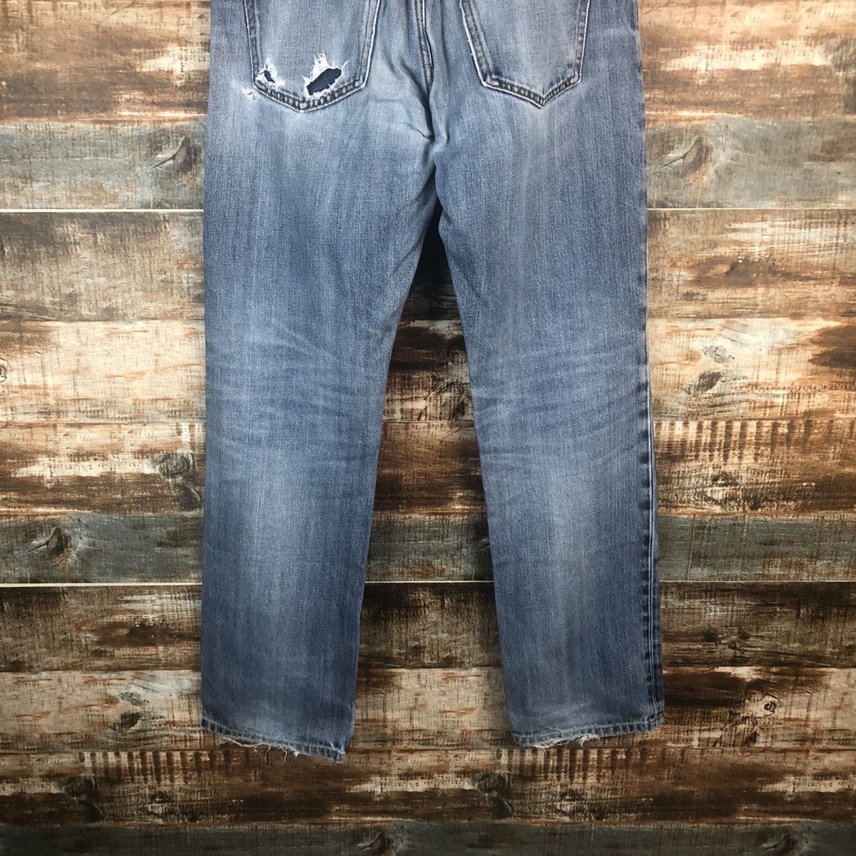 Japanese Brand Uniqlo japan ripped Distressed Denim Pants #A1394 Size US 31 - 20 Thumbnail