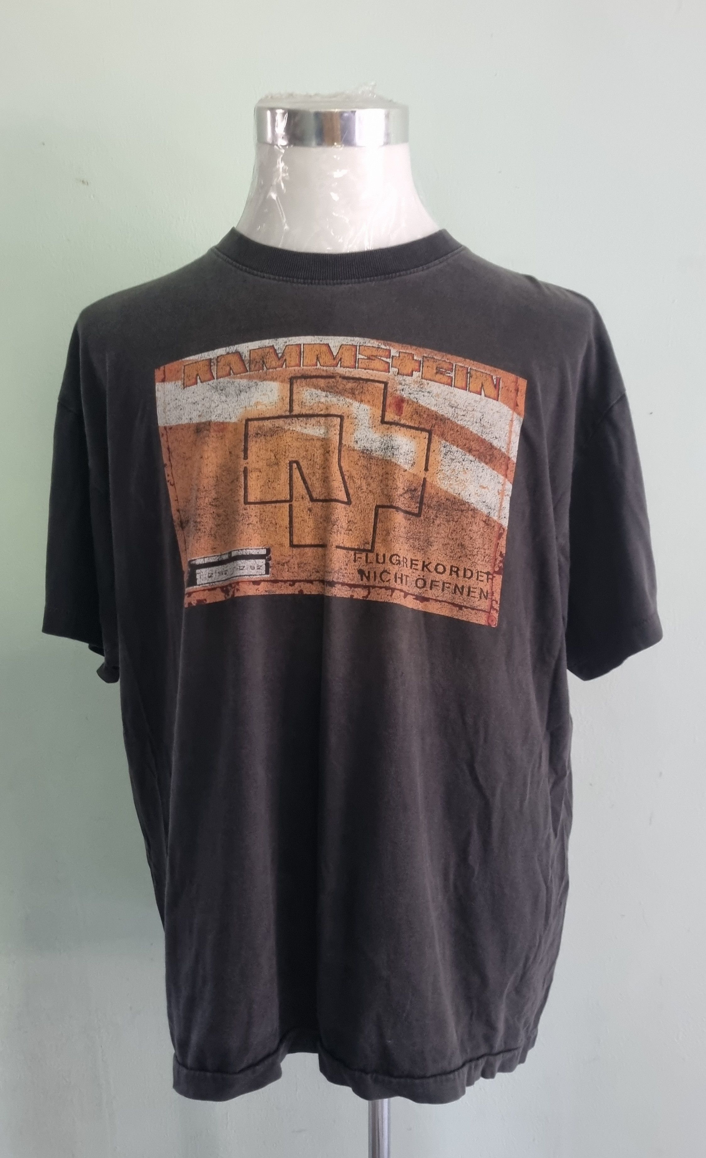 Band Tees × Vintage Vintage 90s Rammstein The Roxx T Shirt Industrial Metal Size US XL / EU 56 / 4 - 1 Thumbnail