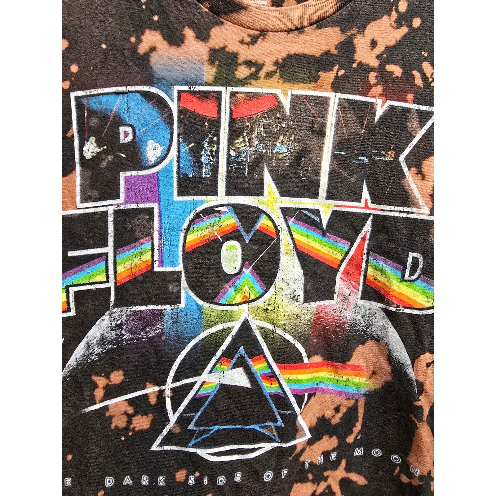 Pink Floyd Pink Floyd Shirt Dark Side of the Moon Bleached Band Medium Size US M / EU 48-50 / 2 - 3 Thumbnail
